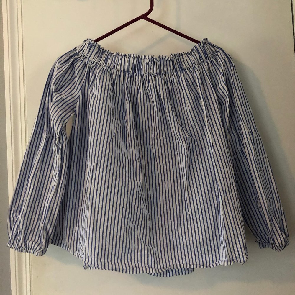 Gap off the shoulder blouse